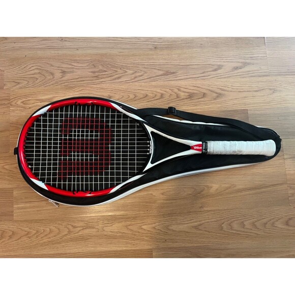 Wilson (K)Factor (K)Bold Tennis Racquet - 100 Sq. Inch. - 9.8oz. - Grip 4 3/8 - Picture 1 of 5